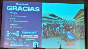 VallRacing explica su proyecto en la Escuela de Ingenierías Industriales con el apoyo de la Cátedra ingenierosVA