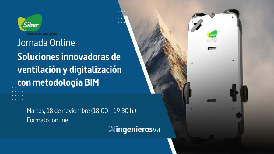 Jornada online: soluciones innovadoras de ventilación y digitalización con metodología BIM