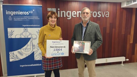 ingenierosVA dona 2.500 euros a UNICEF para apoyar a la infancia en Ucrania
