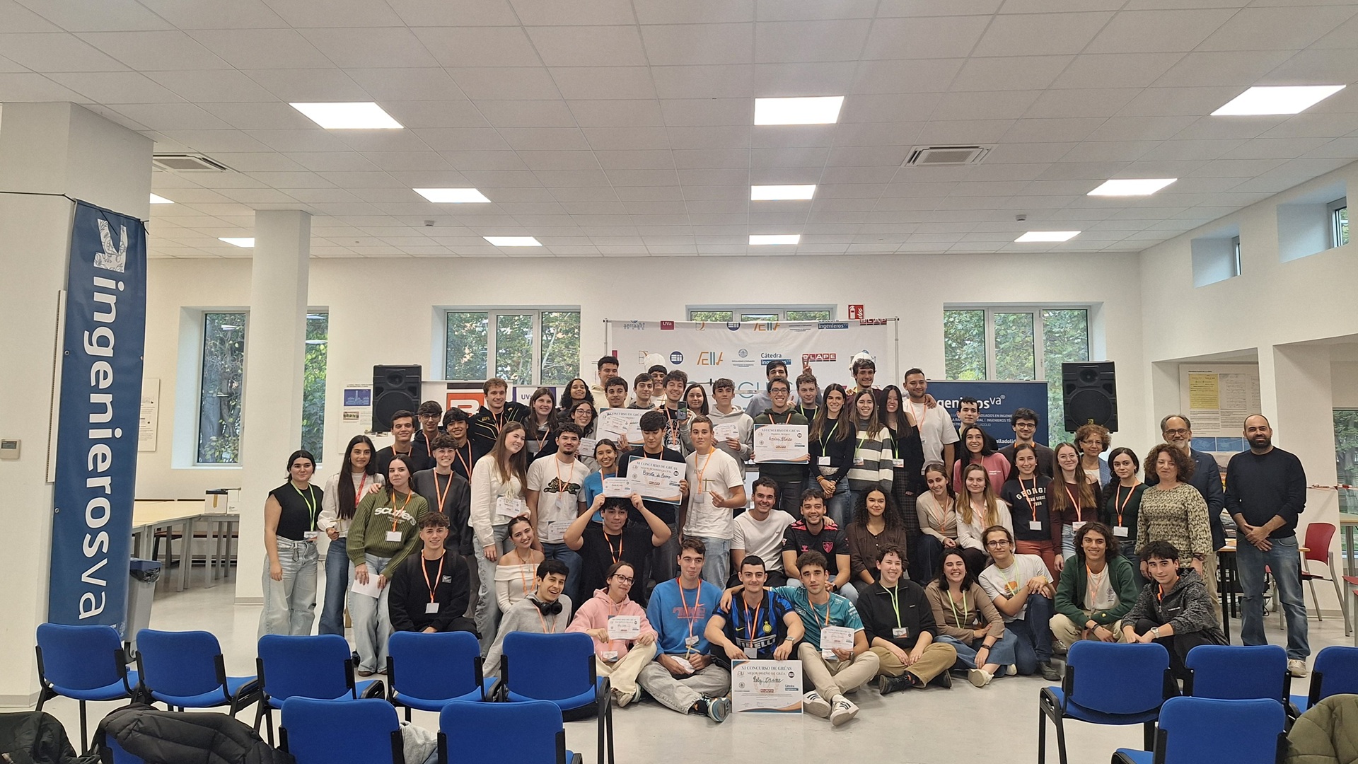ingenierosVA entrega el primer premio del XI Concurso de Grúas de la UVa
