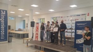 ingenierosVA entrega el primer premio del XI Concurso de Grúas de la UVa